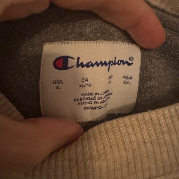 UGA Womens Champion Sweatshirt beige Heather XL - Picture 2 of 3